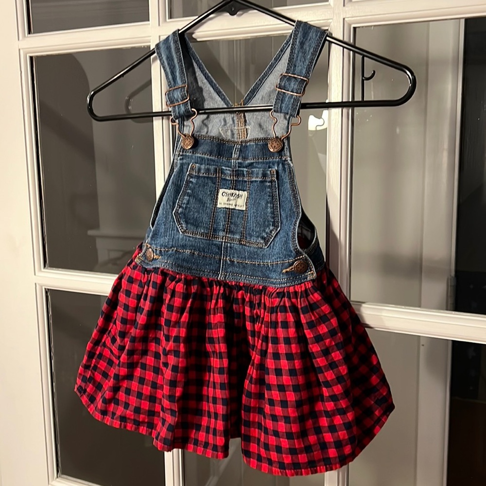 Oshkosh - Baby Denim Jumper Dress - 3T